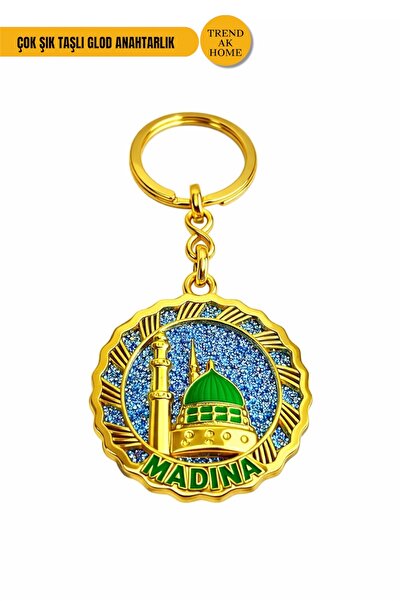 OSKAR FIRÇA Stylish Gold Color Madina Themed Keychains |   Stylish and Bright...