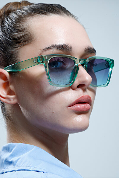 MOONMEE OPLAS GÜNEŞ GÖZLÜĞÜ - Unisex Güneş Gözlüğü Yeşil UV400 Korumalı