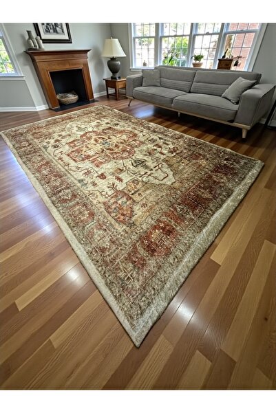 LİMAY غطاء سجاد كبير الحجم - غطاء سجاد - قابل للغسل - عملي - قماش مخملي - ديك...