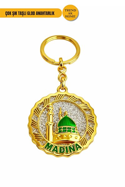 OSKAR FIRÇA Stylish Gold Color Madina Themed Keychains |   Stylish and Bright...