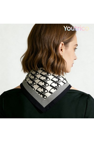 Youtrico وشاح شتوي - إكسسوار ملابس نسائية - دافئ ومريح، صغير ولكنه مريح - 70*70