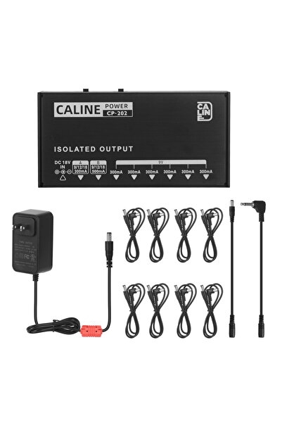 Choice1 EU Plug Caline CP-202 Guitar Effect Pedal Power Supply Truly Isolated...