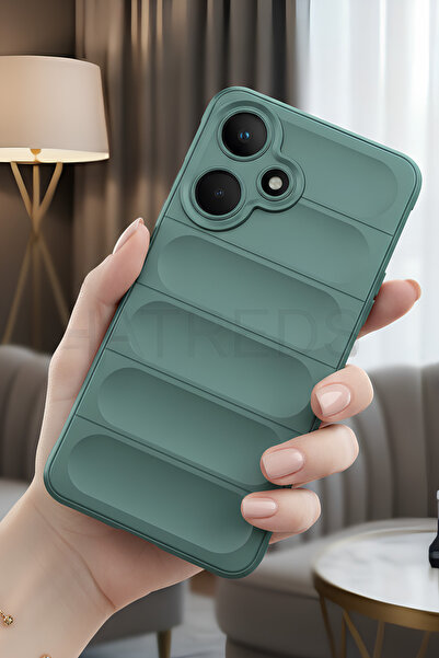 Hatreds İnfinix Hot 30i Kılıf Esnek TPU Oyuklu Arka Yüzey Tasarımlı Kamera Ko...