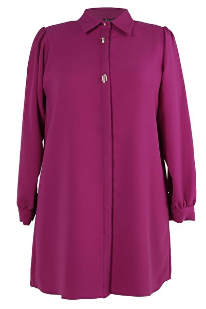 Alvina AKSESUAR DETAYLI BÜYÜK BEDEN TUNİK 20480