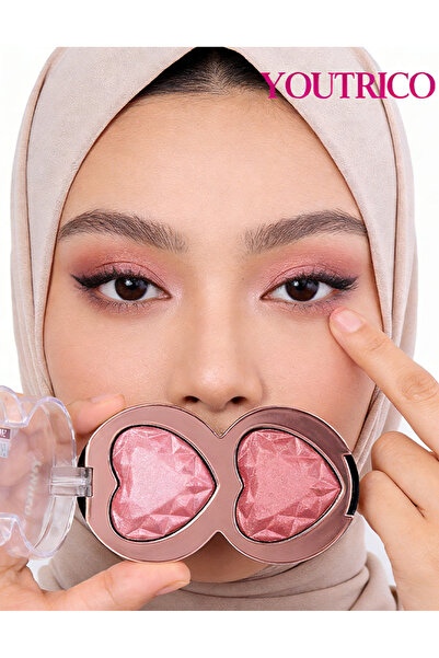 Youtrico 37g/p Rosy Glow - Fresh, natural, long-lasting blush,Pink