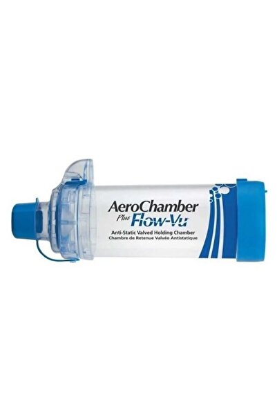 Aerochamber Plus Flow - Vu Mavi Ağızlıklı +5