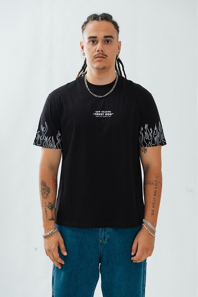 No Future Trust God Men's T-Shirt Nf0610Sy