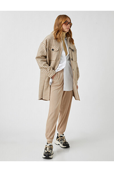 Koton Пальто в клітинку на ґудзиках