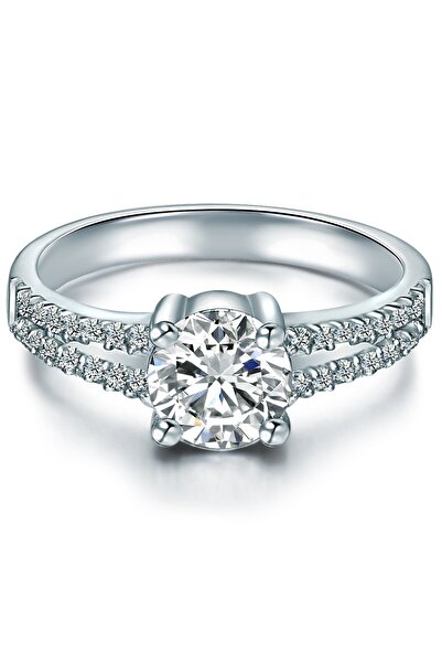 Trilani Silberring Ring Sterling Silber Zirkonia weiß