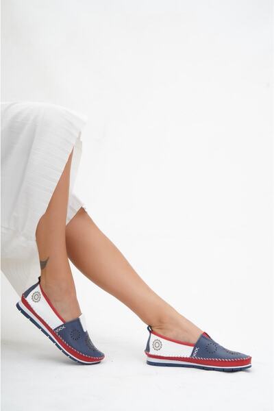 Deripabuc Hakiki Deri Tommy Kadın Deri Babet Dp16-0065