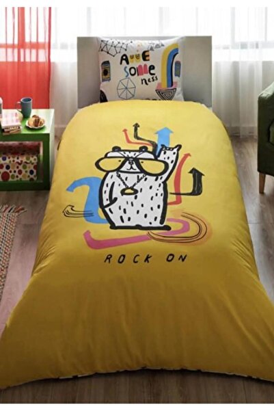 Taç Taç.3607-Disney Tek Kslk Bedding Set Hallmark Rock on