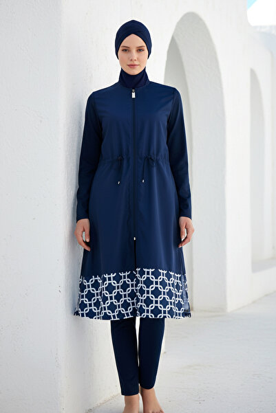 Marina Πλήρως καλυμμένο μαγιό χιτζάμπ σε σκούρο μπλε 1997