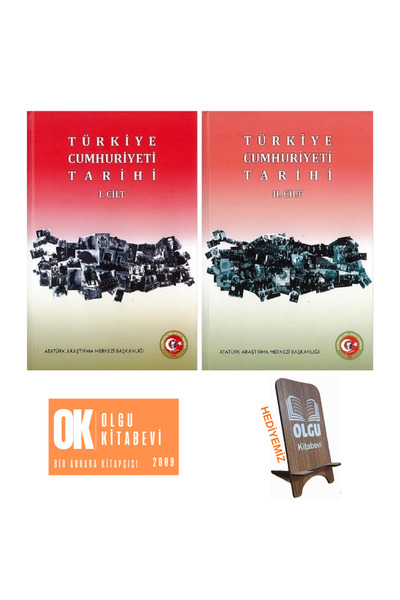 Atatürk Araştırma Merkezi Türkiye Cumhuriyeti Tarihi 2 Cilt Takım - Ciltli 20...