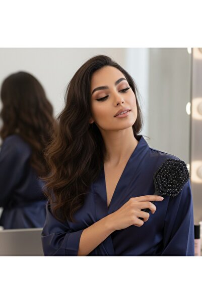 Killys فرشاة بوبسي فائقة الخفة ذات دبابيس نايلون (أسود)