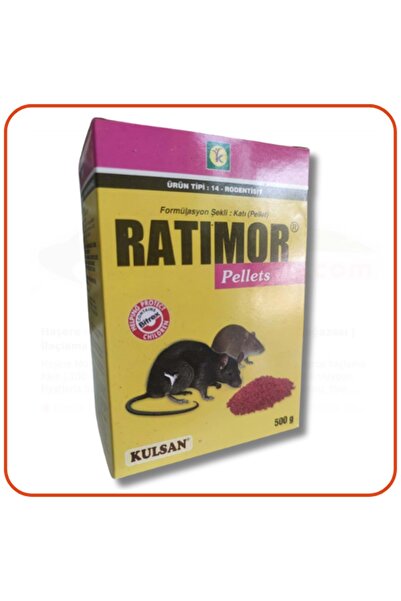Kulsan İlaç Ratimor Pellets Fare Zehiri | 500 Gram