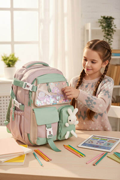 Kidessa Relaxion 2175-1460 Rucsac unisex pentru copii, în stil coreean, impor...