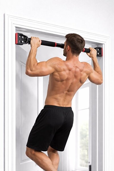 Raicon Yeni Nesil 60-100 Cm Kaymaz Ayarlanabilir Yatay Bar Kapı Spor Salonu B...