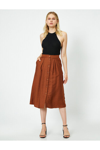 Koton Fustă detaliată cu nasturi