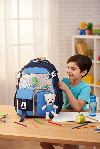 Kidessa Relaxion 2175-1460 Rucsac unisex pentru copii, în stil coreean, impor...