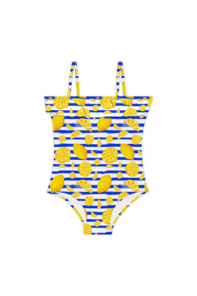 SLIPSTOP Kız Çocuk Cello Swimsuit Mayo