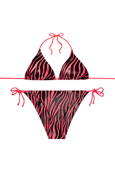 SLIPSTOP Sia Kolay Kuruyan Uv Korumalı Baskılı Bikini BİKİNİ SM22140037