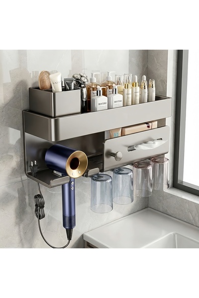 Shangxing حامل فرشاة أسنان يُثبّت على الحائط | لاصق بدون حفر لفرش الأسنان ومج...