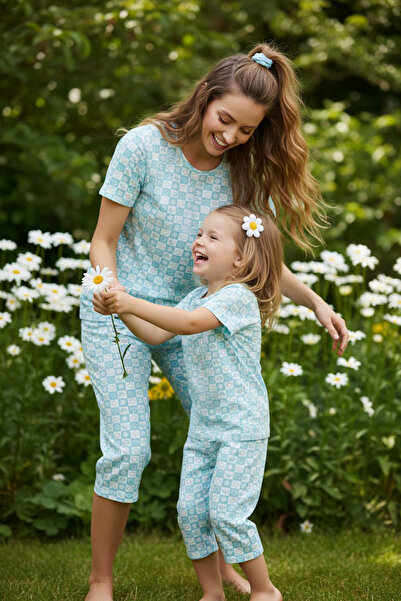 Siyah İnci طقم كابري محبوك متعدد الألوان