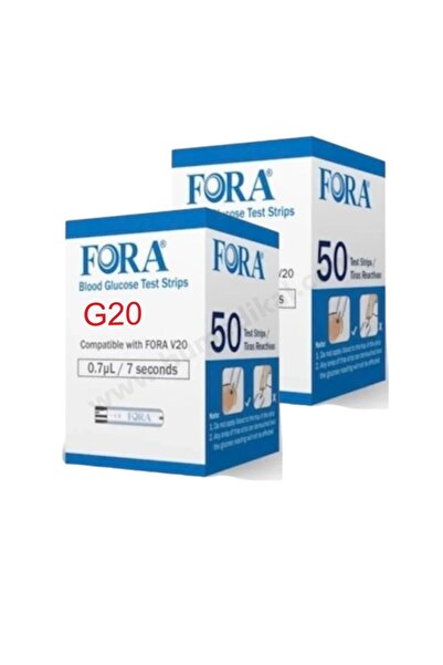 FORA G20 Şeker Strip/çubuk 50'li X 2 Kutu - 100 Adet