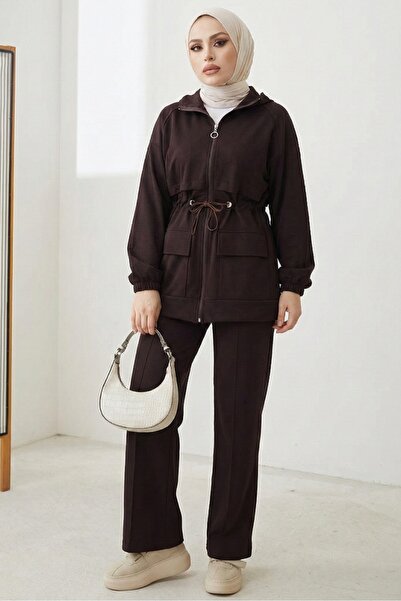 Bestenur Kapak Cepli İkili Takım 1652 - Acı Kahve