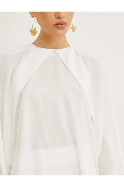 Koton Šifonová vrstvená halenka s dlouhým rukávem