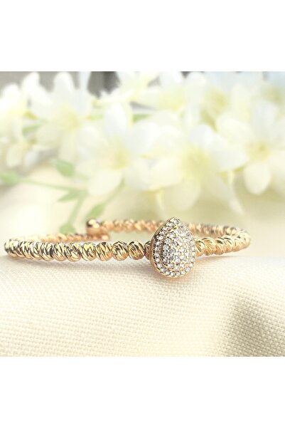 Kyver سوار دوريكا، سوار دوريكا على شكل قطرعات، سوار عالي الجودة 19 سم، لون وردي