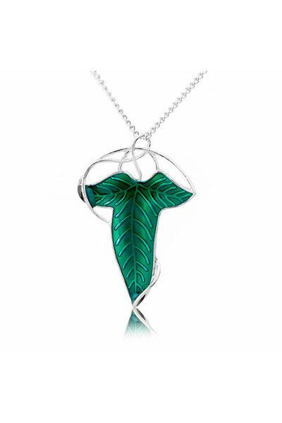 Generic Brand Elf Leaf the Lord of the Rings Necklace Steel Leaf Pendant the Lord of the Rings
