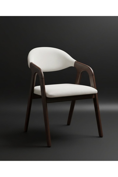 Aden Ahşap Geniş Oturumlu Sandalye