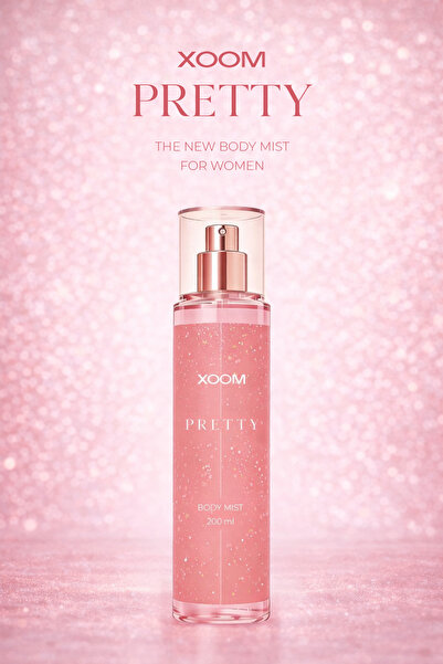 XOOM Pretty Girl Kadın Body Mist 200 ml – Gün Boyu Tazelik