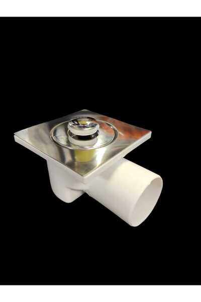 İSAOĞLU YAPI Banyo Yer Sifonu Koku Gidericili Bas Bırak Sistem Banyo Gideri K...