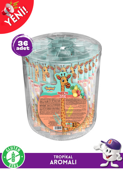 SWEETO Twister Tropical Marshmallow 20gr x 36