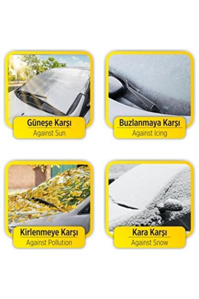 Autowise Oto Ön Cam Güneşlik Ön Cam Güneşten Koruyucu Örtü Katlanabilir Yer Kaplamayan Güneşlik