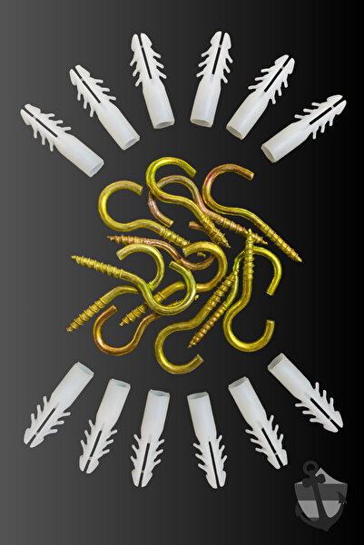 Genel Markalar Piton Vida Avize Kancası Plastik Dübel Balkon Kuş Kedi Filesi ...