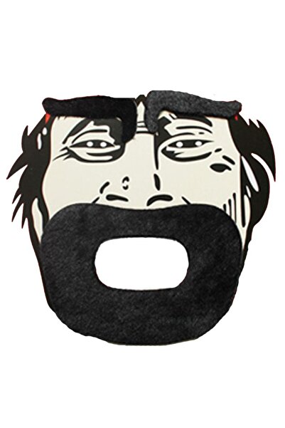 Pandoli Partidolu Cossack Kazak Top Sakal Bıyık Kaş Set Takma Sakal Bıyık Kaş