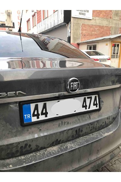 Autowise Parlak Siyah Çerçeveli Oto Plakalık Abs Plastik Esnek Piano Black Plakalık 2 Adet