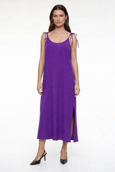 HAKKE Askılı Oversize Ayrobin ELBİSE