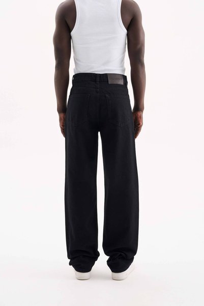 Machinist Men's Relaxed Baggy Dark Anthracite Trousers