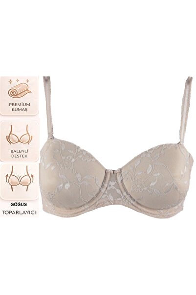 bipamuk حمالة صدر نسائية بدون دعم من الدانتيل، شكل طبيعي يبرز انحناءات الجسم