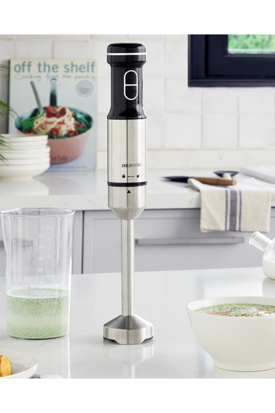 English Home ELB 3001 خلاط يدوي 4 شفرات أسود-كروم