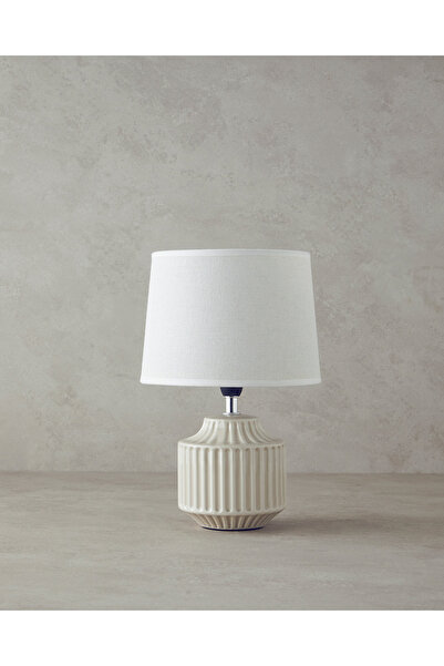 English Home Aris Seramik Abajur Bej