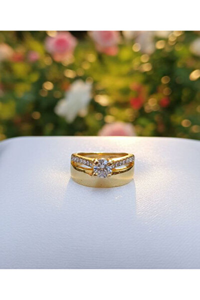 Shiklik MODA خاتم نسائي مرصع بحجر الزركون اللامع