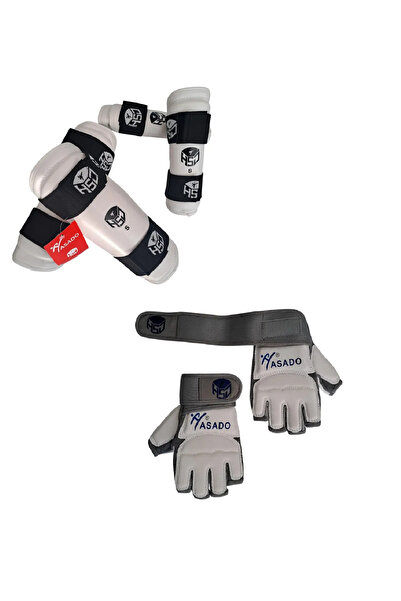 HAŞADO Taekwondo S Beden , Kol Kaval , Eldiven,el Üstü -s- Beden Koruyucu Set