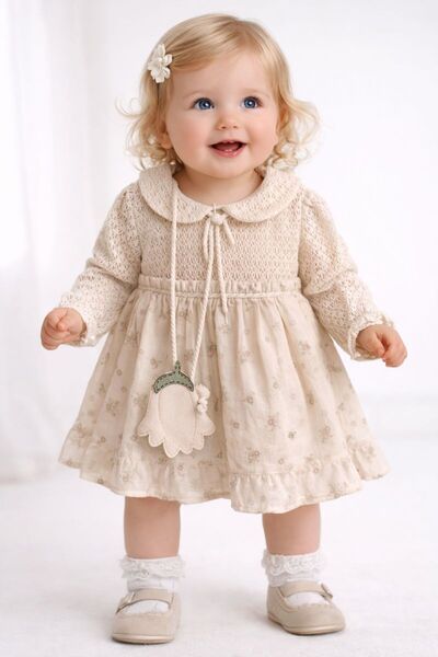 RAPAPA Baby Girl Child Muslin Lined Dress 1033