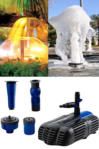 WATERSHUT 50W Süs Havuzu Fıskiyesi (4 Farklı Başlık İle)