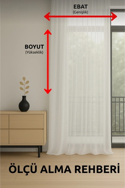 BD beyaz dokuma Bej Blackout Işık Geçirmez Güneşlik Termal Karartma Perde(EN X BOY)